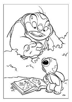 Relax and Unwind with Printable Lilo & Stitch Coloring Pages