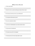 Experiencing Different Cultures - Worksheet