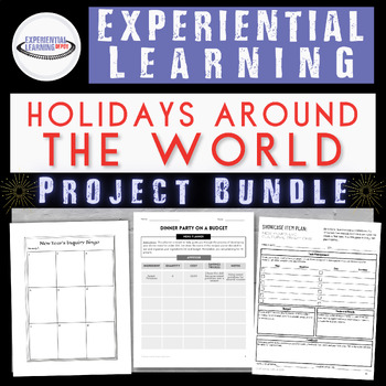 Preview of Experiential Learning Activities: High School Holiday-Themed Bundle