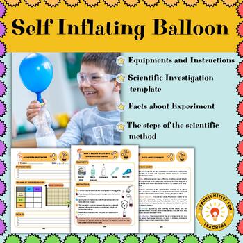 Preview of self-inflating balloon | Scientific Method | Science Fair Project STEM
