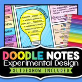 Experimental Design Doodle Notes - Scientific Method Vocab