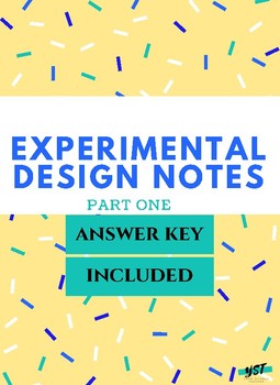 Preview of Experimental Design Guided Notes - The Scientific Method with Answer Key