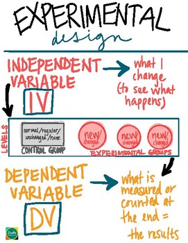 Preview of Experimental Design - Independent/Dependent Variable Picture Notes