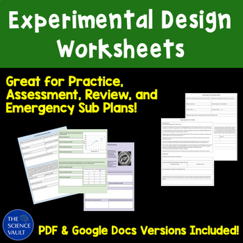 Preview of Scientific Method Assessments and Worksheets includes Google Versions