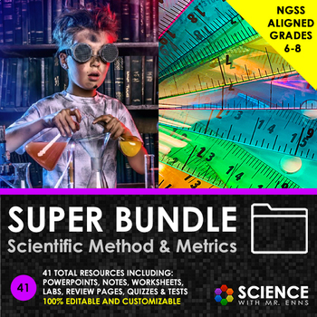 Preview of Experiment Design Scientific Method Metric System Bundle - With Significant Figs