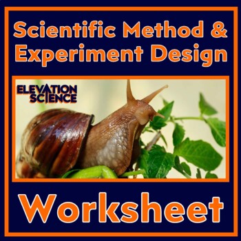 Preview of Experimental Design Worksheet Independent Dependent Variables Controls (Slugs)