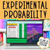 Experimental Probability 7th Grade Math Digital Pixel Art 