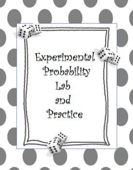 Preview of Experimental Probability lab