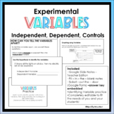 Experimental Variables Lesson (Independent vs Dependent)