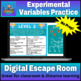 experimental design variables escape room