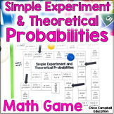 Experimental and Theoretical Probabilities Game - 7th Grad