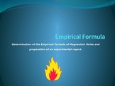 Experimental determination of the Empirical Formula of Mag
