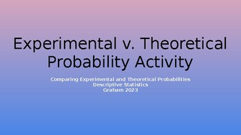 Preview of Experimental versus Theoretical Probability Activity