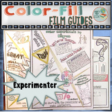 Experimenter Color-Fill Film Guide Doodle Notes