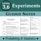 Experiments (ProbStat - Lesson 3.6)