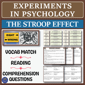 stroop effect similar experiments