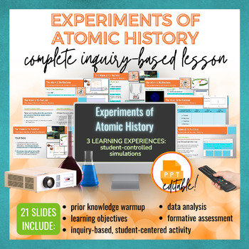 Preview of Experiments of Atomic History | Complete, Inquiry-Based Chemistry Lesson