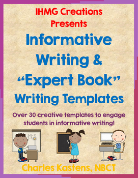 Preview of Informative Writing & "Expert Book" Writing Templates