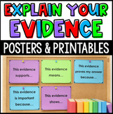 Explain Your Evidence Poster Set
