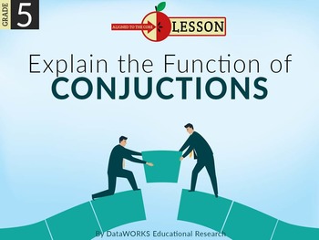 Preview of Explain the Function of Conjunctions