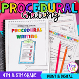 Explanatory How To Procedural Writing Unit 4th 5th Grade J