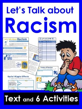 Preview of Explaining RACISM. The forms, effects, & ways to eliminate it. Gr 3-4 BLM