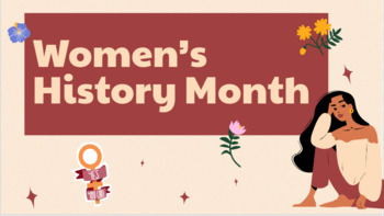 Preview of Explaining Women's History Month | PreK-1st