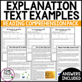 Explanation Text Examples - Ten Reading Samples with Compr