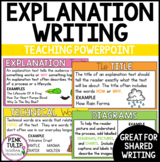 Explanation Text Reading Writing PowerPoint Presentation -