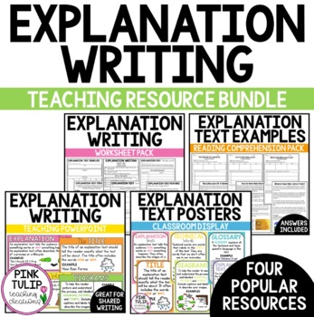 Preview of Explanation Text - Reading and Writing Bundle