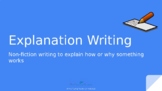 Explanation Writing For Kids - Video Resource