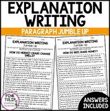Explanation Writing - Paragraph Jumble Up