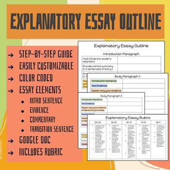 outline for explanatory essay