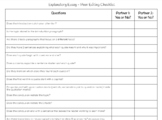 Explanatory Essay - PEER Editing Checklist