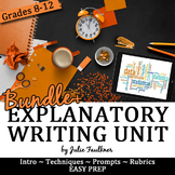 Explanatory Writing Complete Unit, Bundle