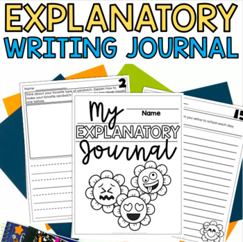 Preview of Explanatory Writing Journal | Explanatory Writing Prompts 1st-5th Grade Writing