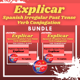 Explicar - Spanish Irregular Past Tense Verb Conjugation Bundle