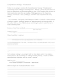 Explicit Instruction Lesson Plan - Visualization