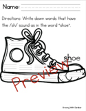 Explicit Phonics Instruction-/SH/ as in Shoe worksheet