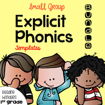 Preview of Explicit Phonics Bundle for Reading Wonders Leveled Readers 1st grade