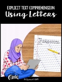 Explicit Text Comprehension Using Letters (#2 - Samira & Olivia)