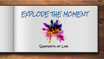 Preview of Explode the Moment Creative Writing Activity