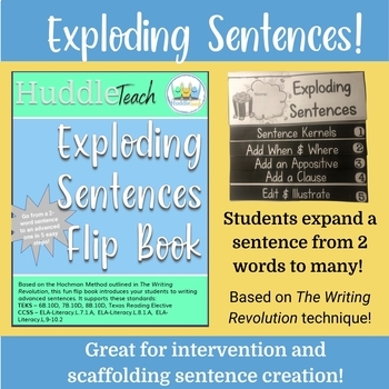 Preview of Exploding Sentences - Developing Advanced Sentences
