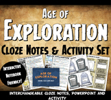 Exploration Cloze Notes, PowerPoint and Activity Set - Exp