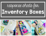 Exploration Inventory Box Freebie Response Pages