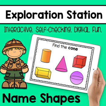 Preview of Exploration Station - Name Shapes