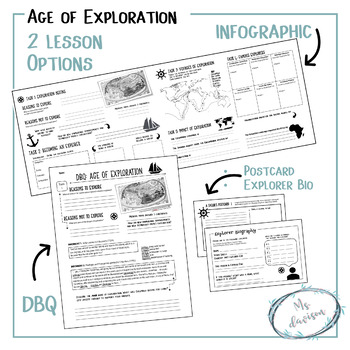 Preview of Age of Exploration DBQ and Tasks