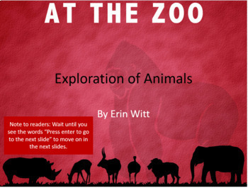 Preview of Exploration of Animals - Includes Book, Lesson Plan, and Activities