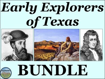 Preview of Exploration of Texas Bundle