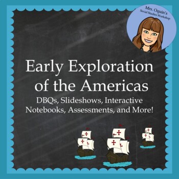 Preview of Exploration of the Americas Unit - Printable and Distance Learning Ready!